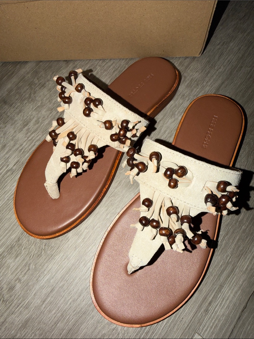 Free People Sadie Fringe Sandals